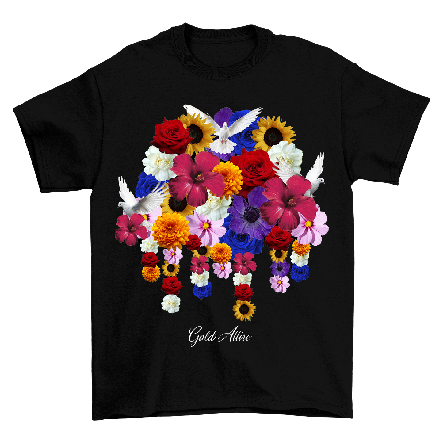 FLOWERS BLOOM (BLACK)